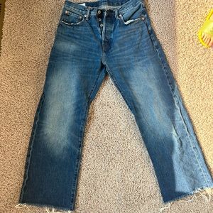 90s loose bootcut jeans